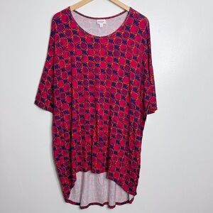 NWT LulaRoe Irma Printed‎ Hi-Low Tunic Size X-Large